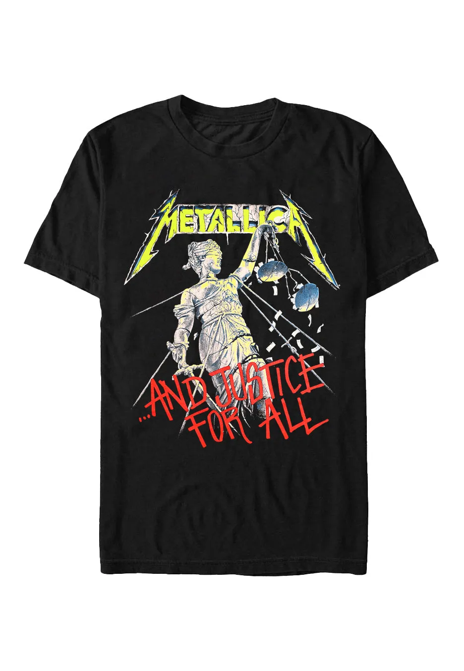 metallica-and-justice-for-all-t-shirt-noir-homme-thrash image 1