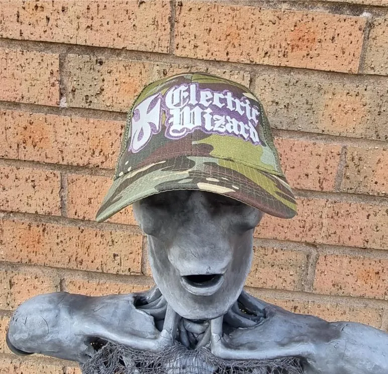 783punx-electric-wizard-casquette-trucker-camo-phosphorescent image 1