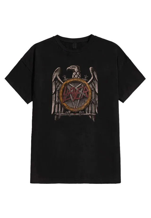 slayer-vintage-eagle-t-shirt-homme-noir-manches-courtes image 1