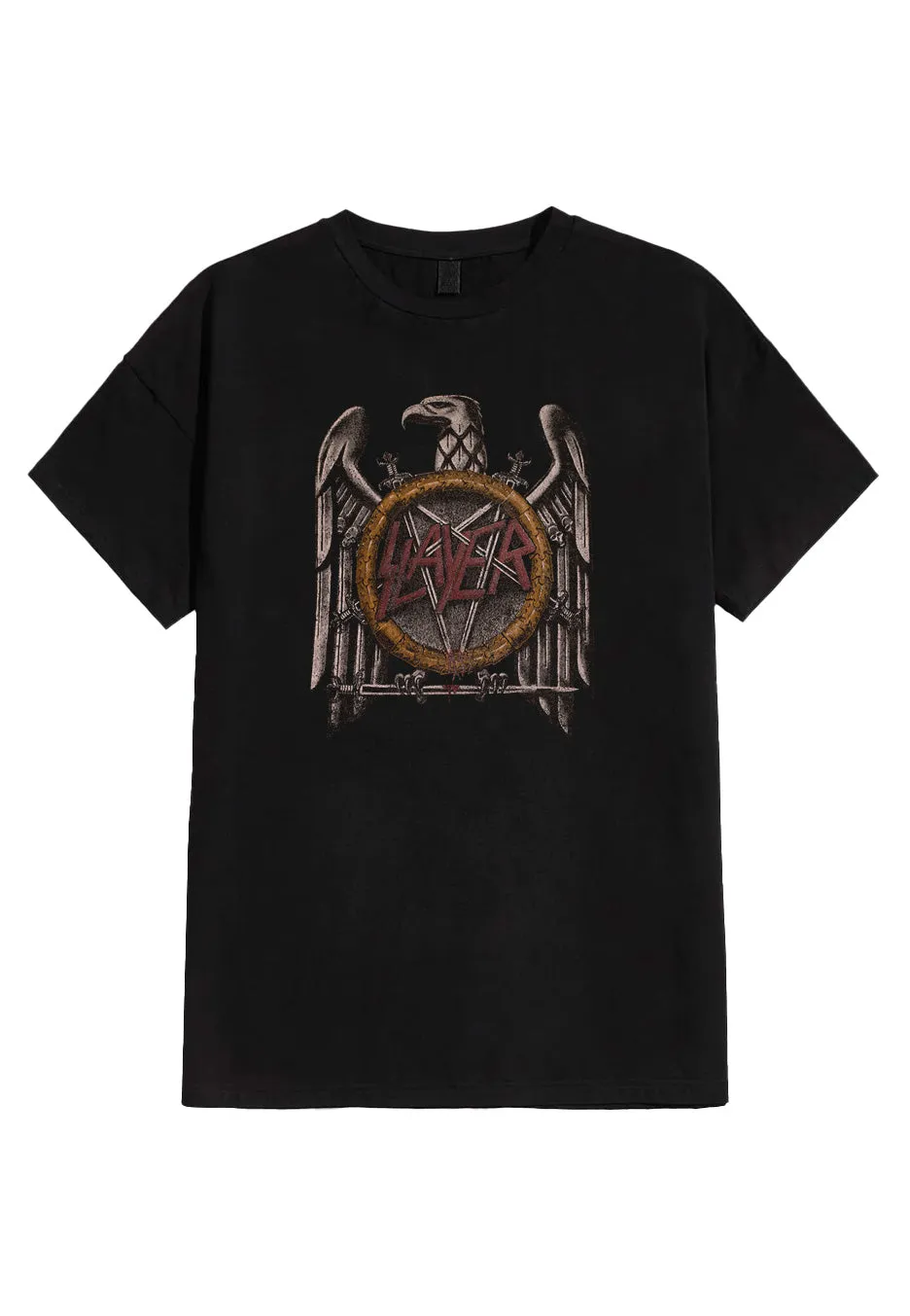 slayer-vintage-eagle-t-shirt-homme-noir-manches-courtes image 1
