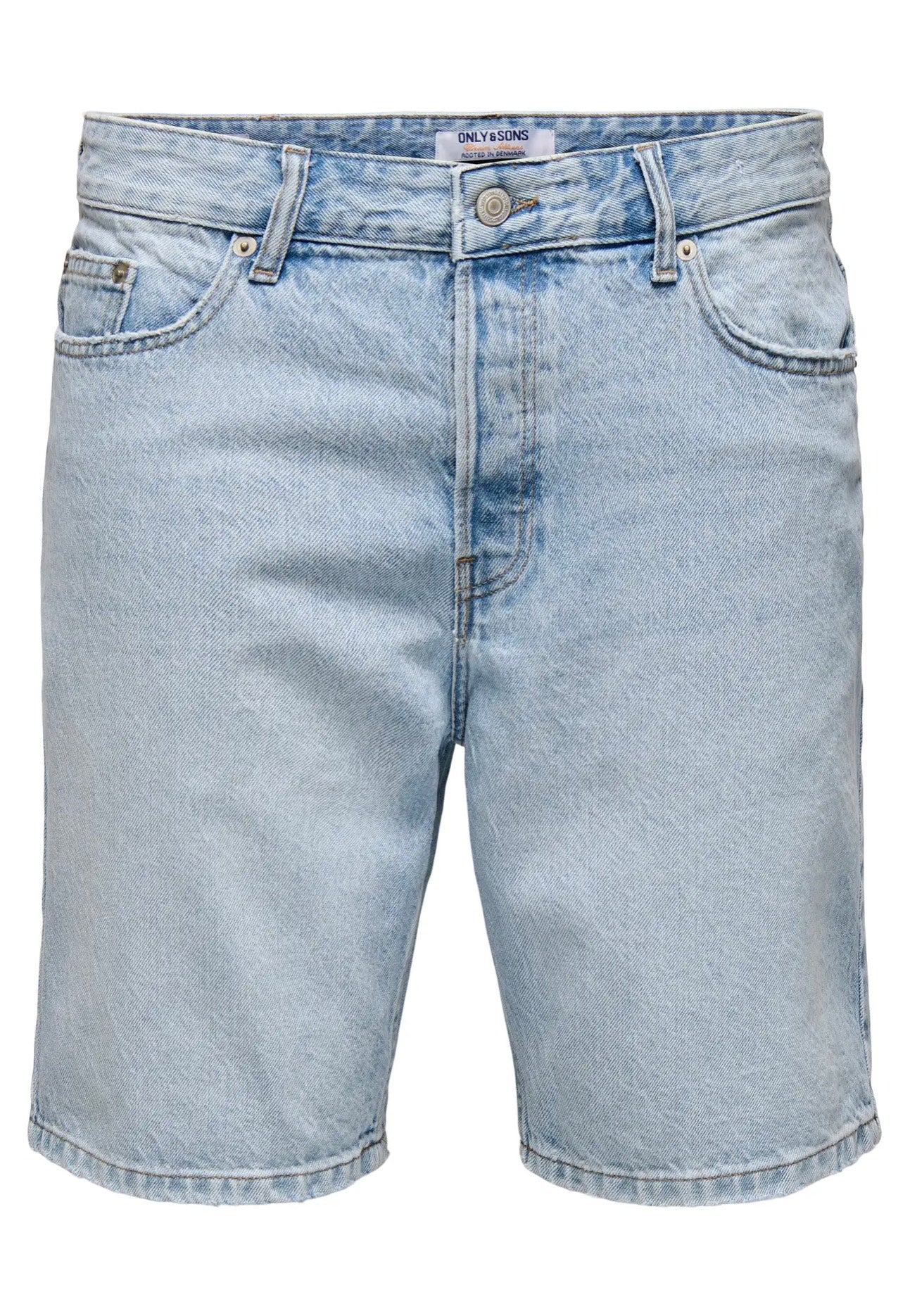 only-sons-edge-light-blue-short-jean-bleu-m image 6