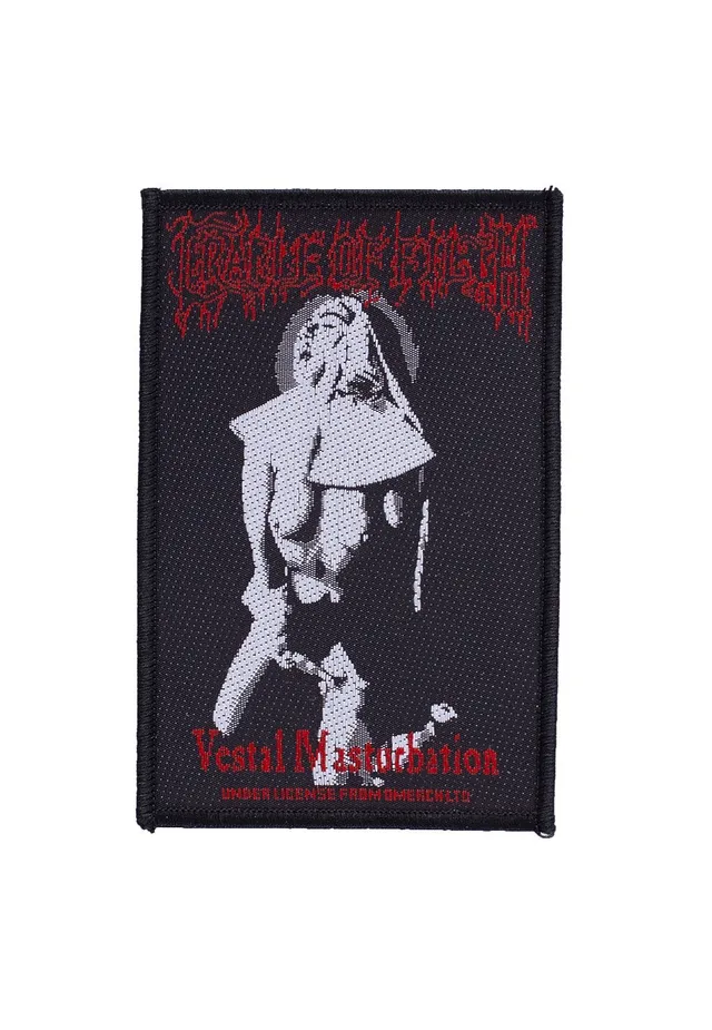 cradle-of-filth-vestal-mastrubation-patch-cusson-noir image 1