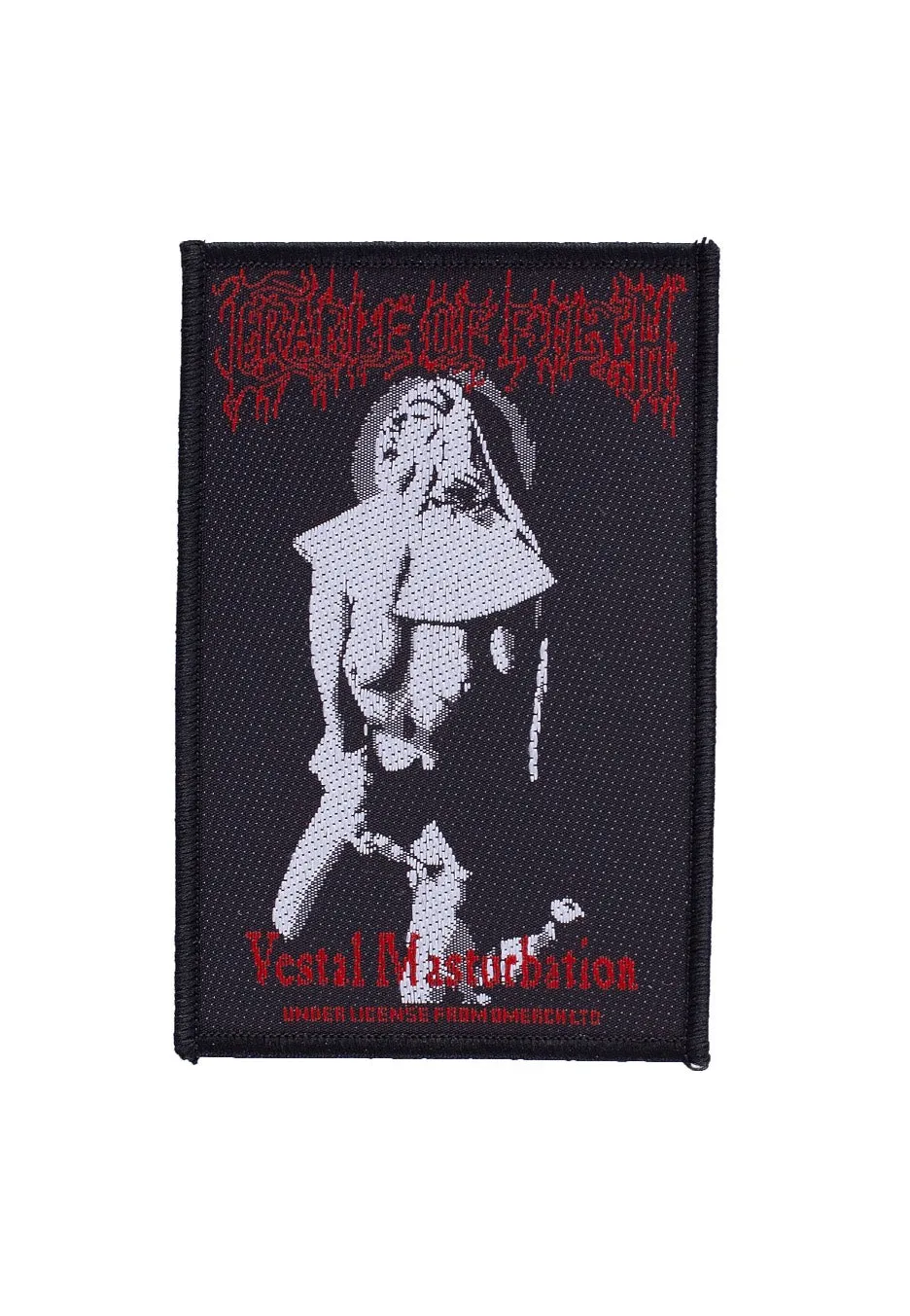 cradle-of-filth-vestal-mastrubation-patch-cusson-noir image 1