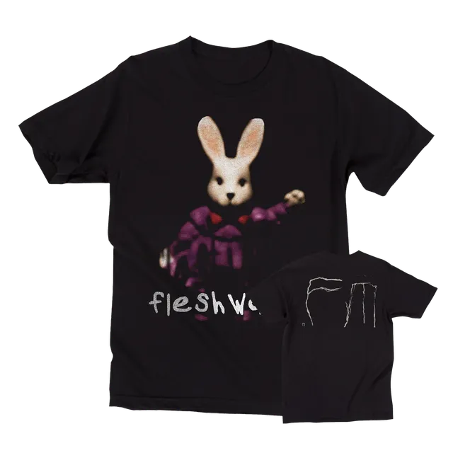 closed-casket-activities-fleshwater-rabbit-flashlight-t-shirt image 1