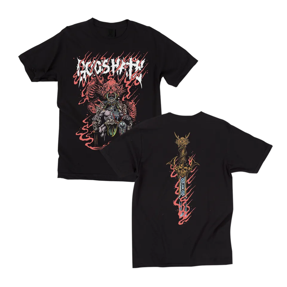 god-s-hate-818-sword-t-shirt-noir-coton image 1