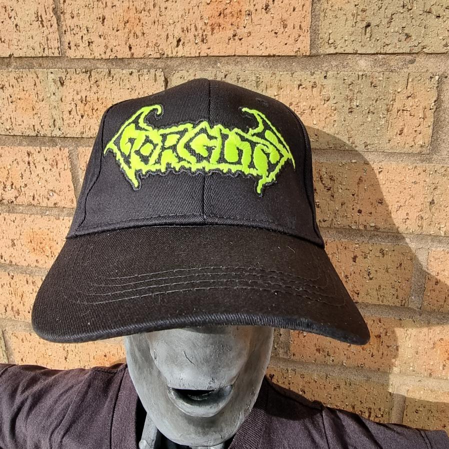 gorguts-logo-glow-in-the-dark-casquette-baseball-jaune-phosphorescente image 4