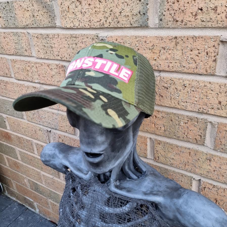 turnstile-logo-camo-casquette-trucker-phosphorescente image 2