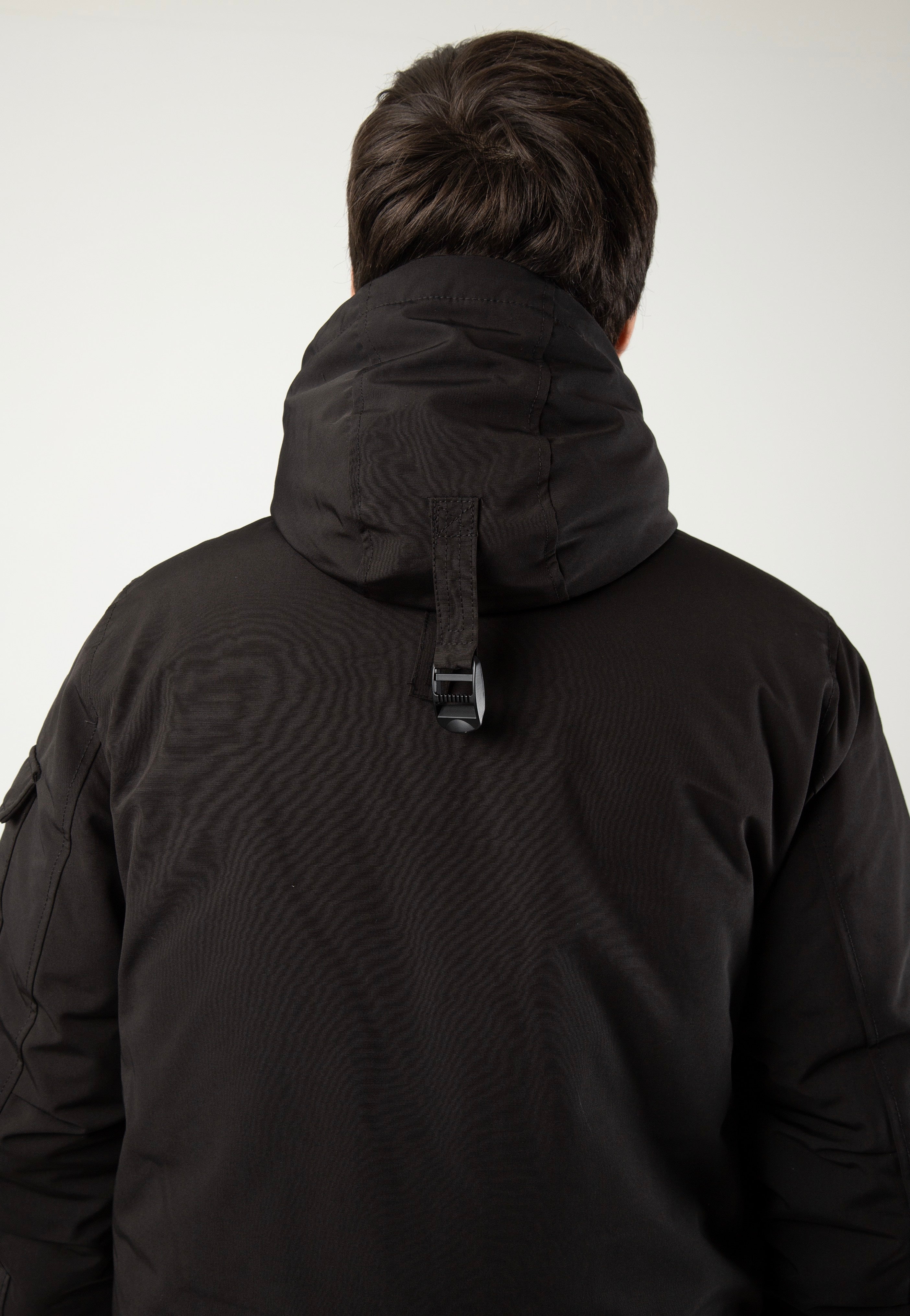 vintage-industries-gavyn-black-veste-hiver-noire image 8