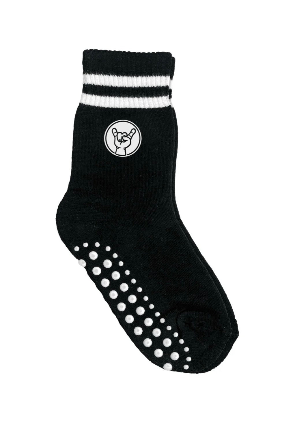 metal-kids-metal-kid-kids-chaussettes-enfant-noires-coton image 1