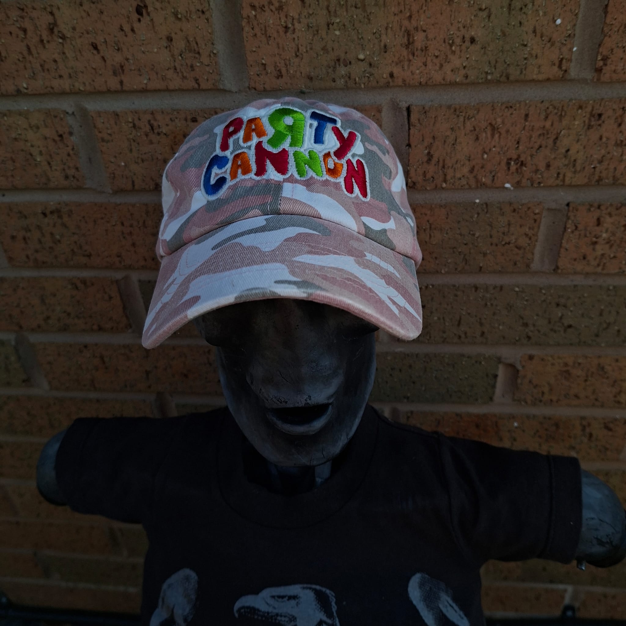 party-cannon-glow-in-the-dark-casquette-dad-camo-rose image 6