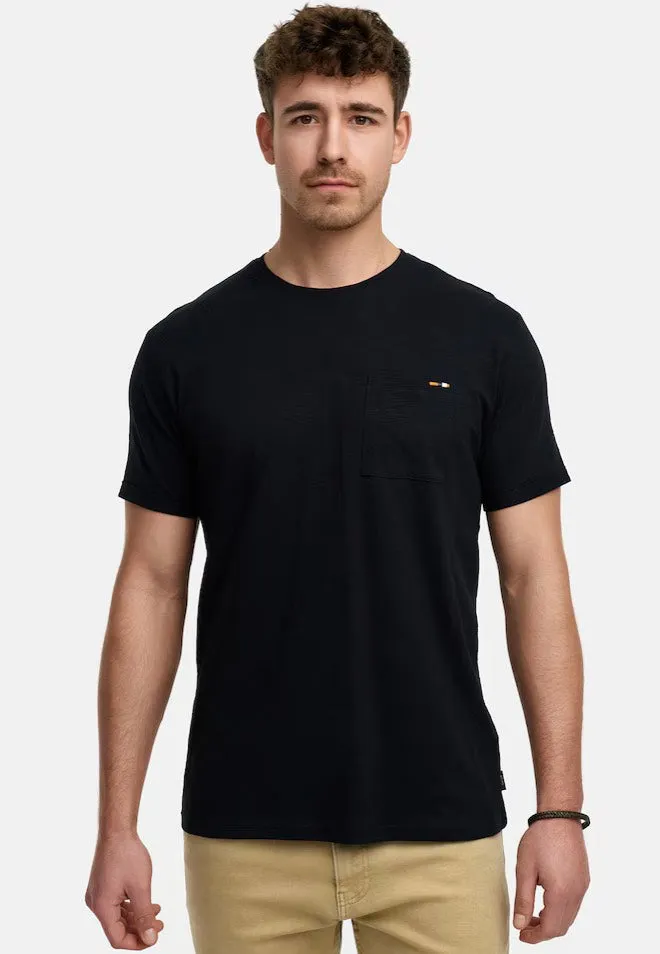indicode-andorra-black-t-shirt-noir-homme-basic image 1
