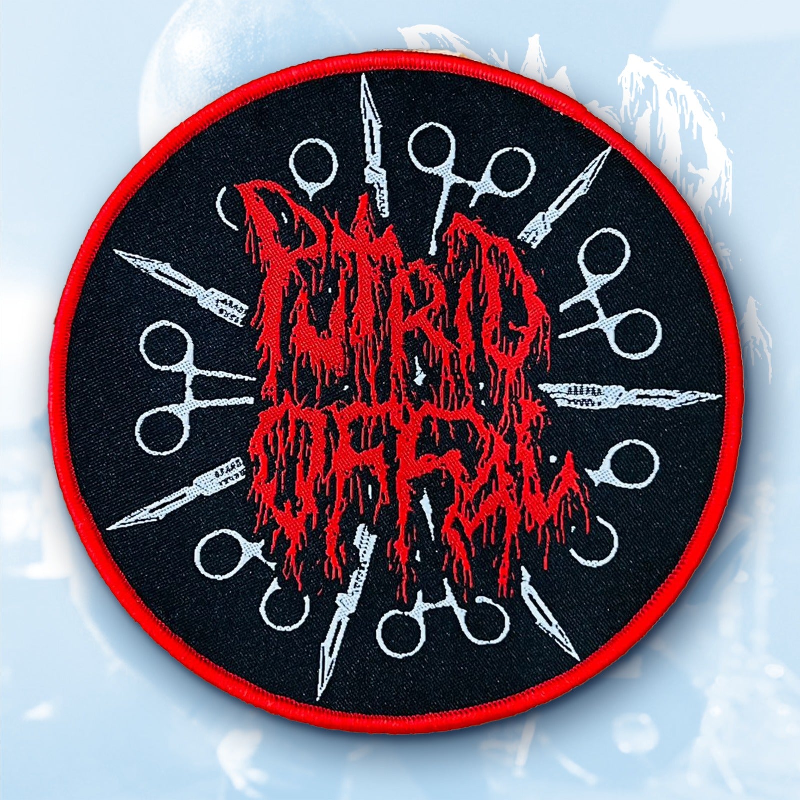 putrid-offal-logo-patch-tiss-cusson-border-noir image 3