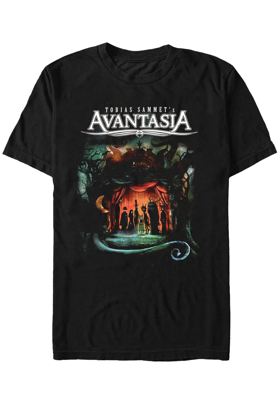 avantasia-a-paranormal-evening-t-shirt-noir-manches-courtes image 1