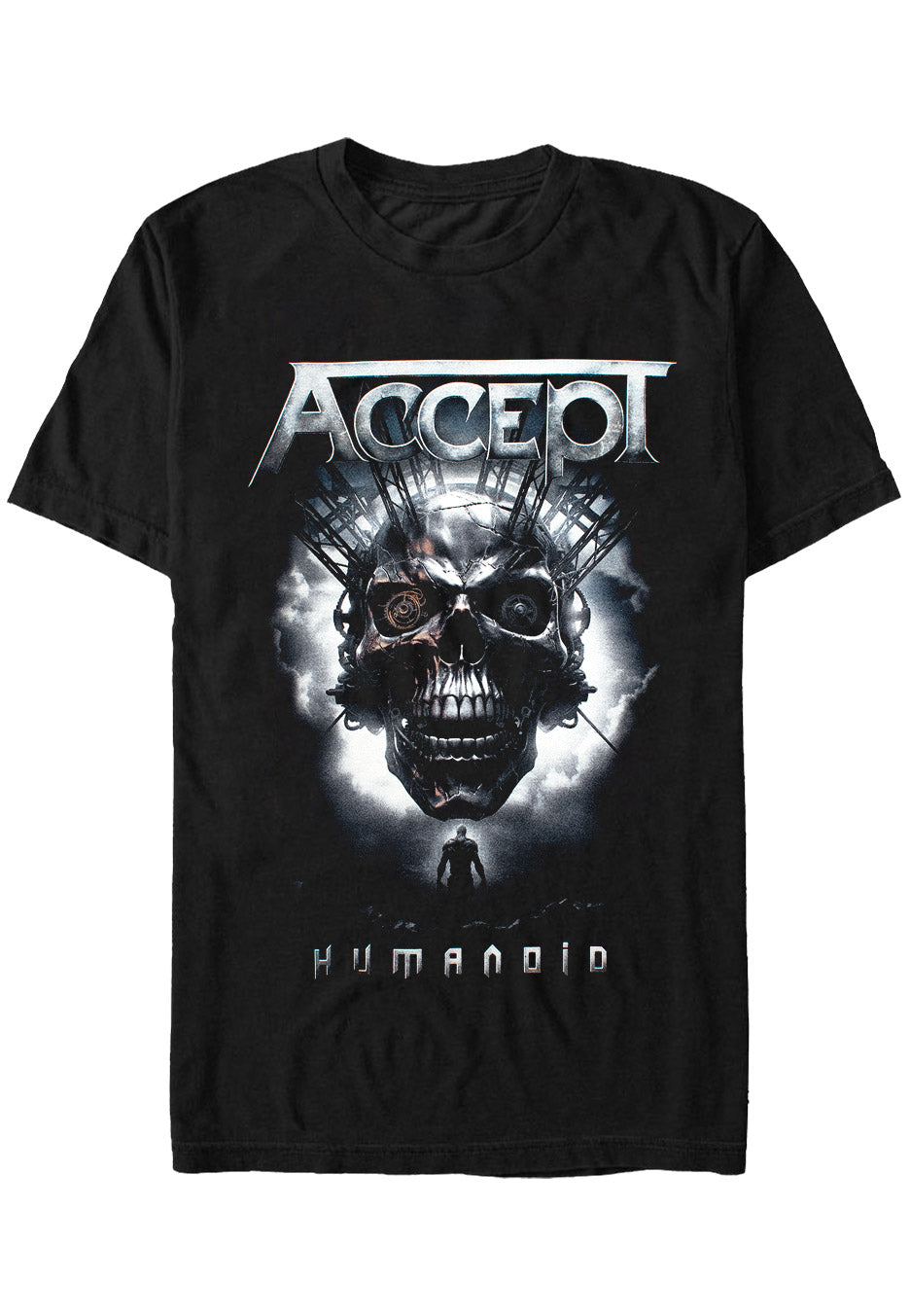 accept-humanoid-t-shirt-power-metal-noir image 1