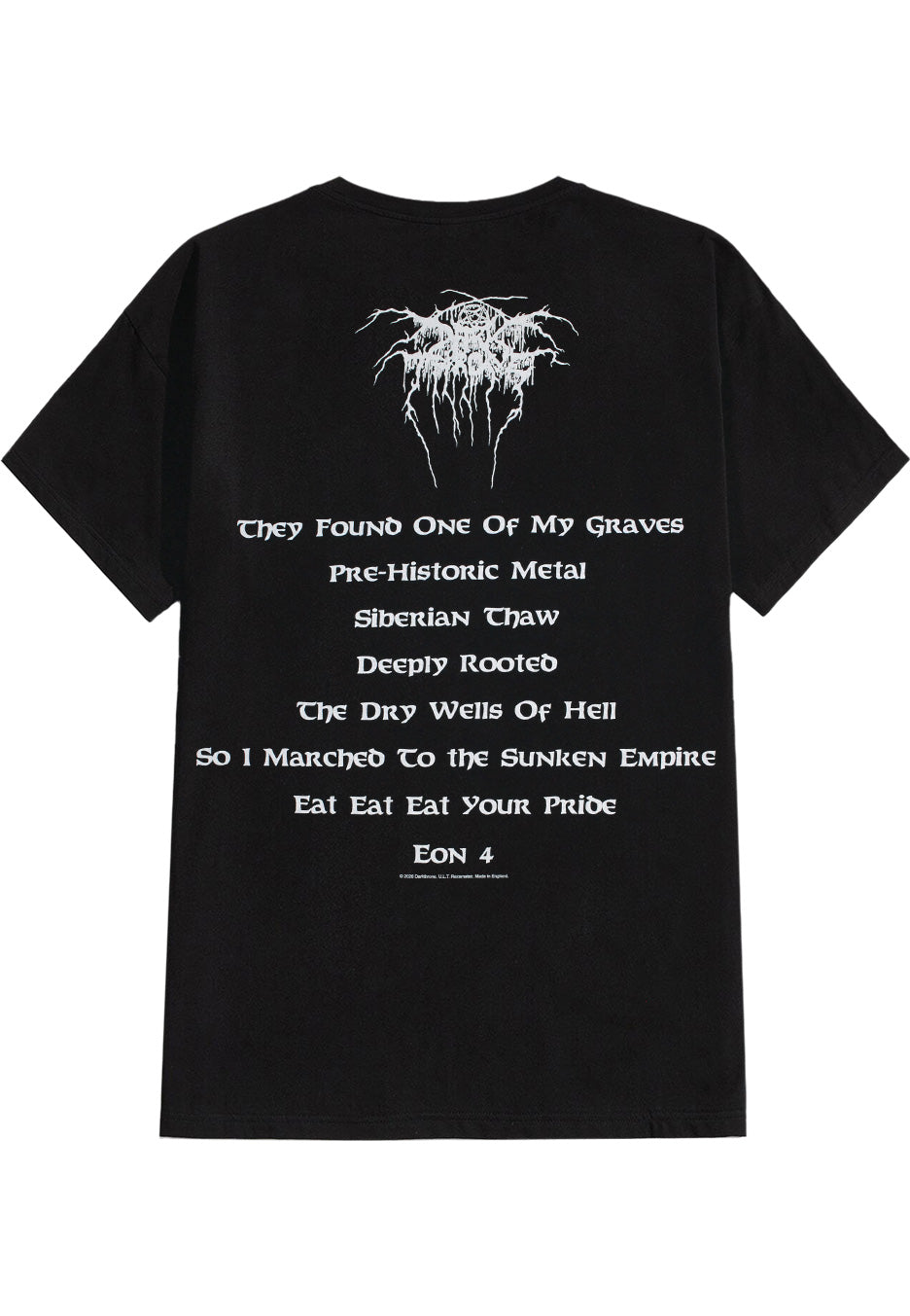 darkthrone-pre-historic-metal-t-shirt-noir-homme-black-metal image 2