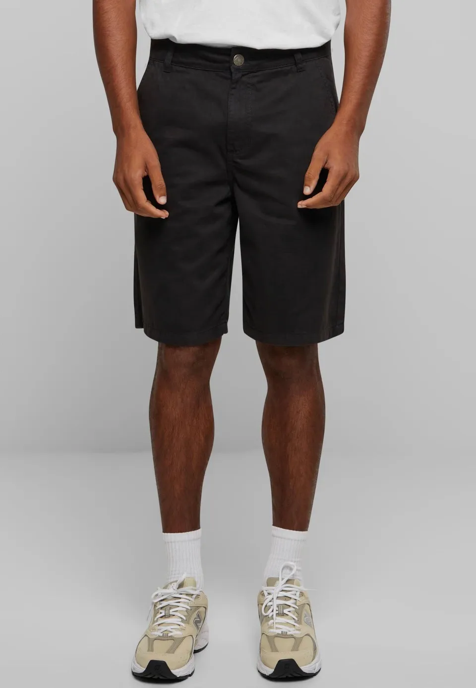 urban-classics-organic-skater-chino-short-noir-homme image 1