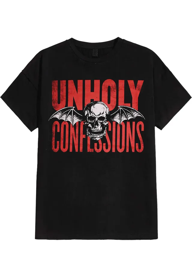 avenged-sevenfold-unholy-confessions-t-shirt-noir-metal image 1
