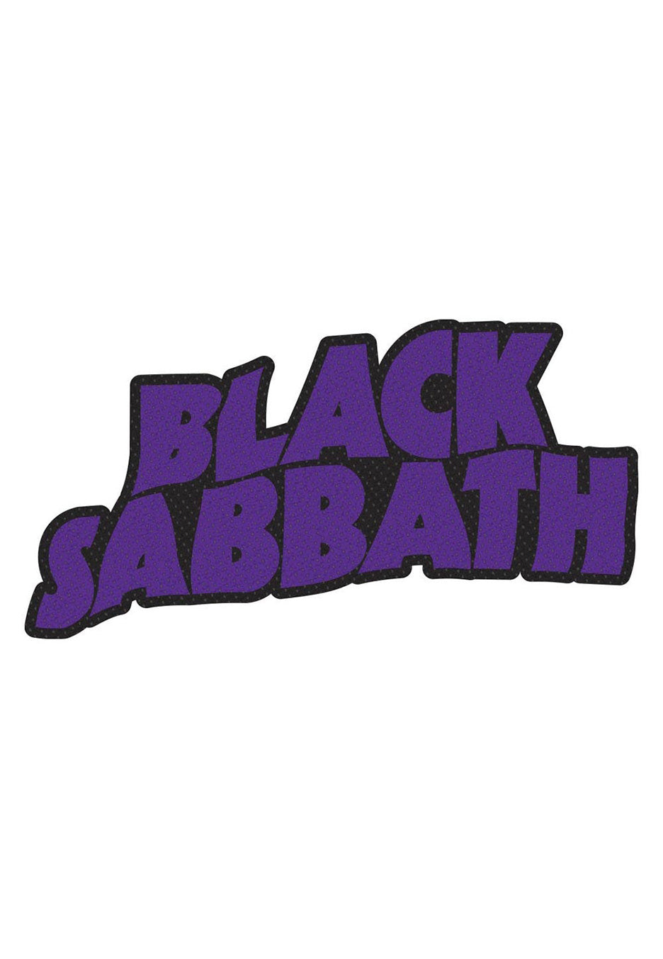black-sabbath-logo-cut-out-patch-noir-doom image 1