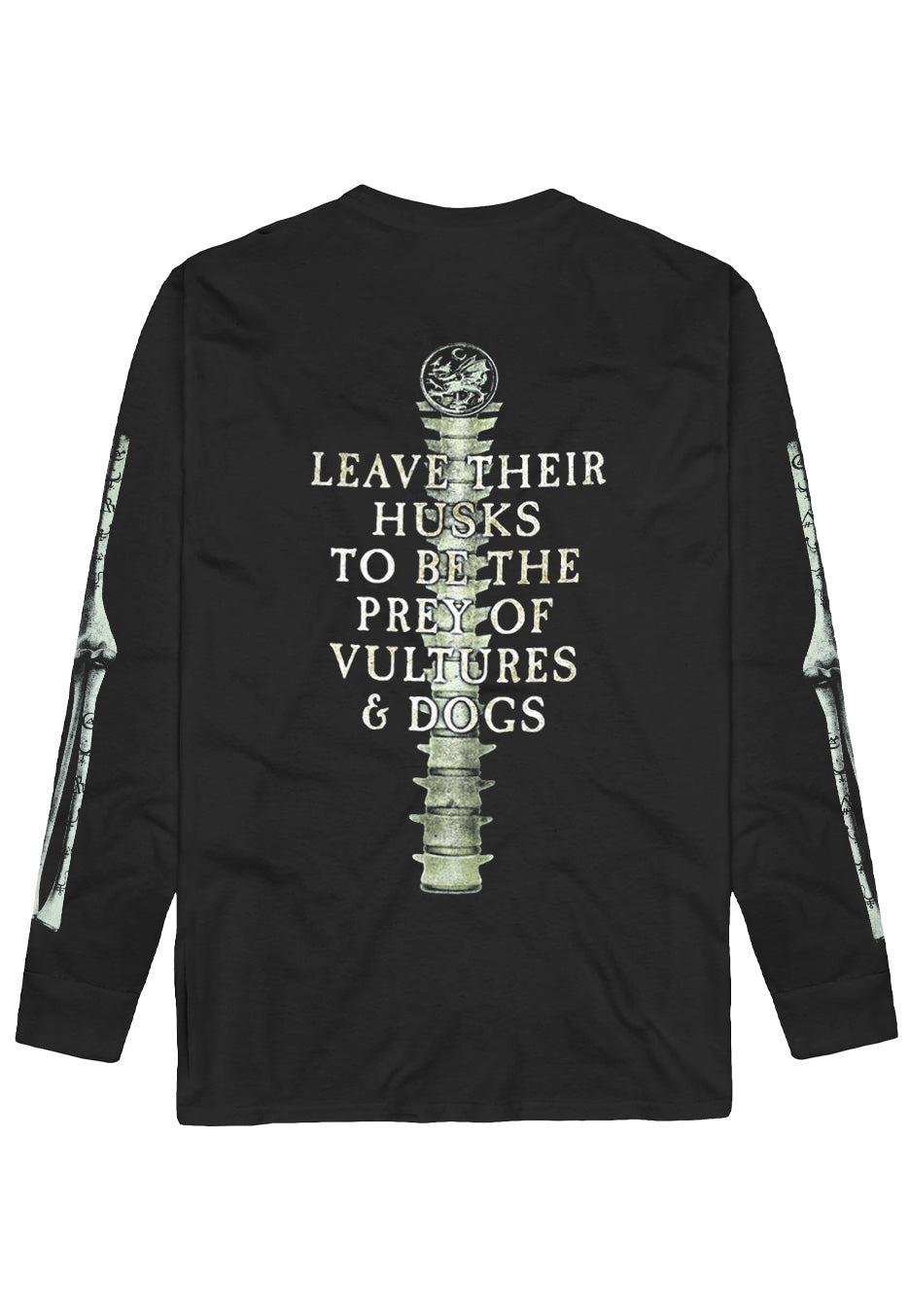 cradle-of-filth-skeleton-sweat-manches-longues-noir-metal image 2