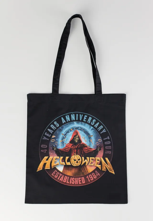 helloween-keeper-40-years-tote-bag-sac-coton-noir image 1
