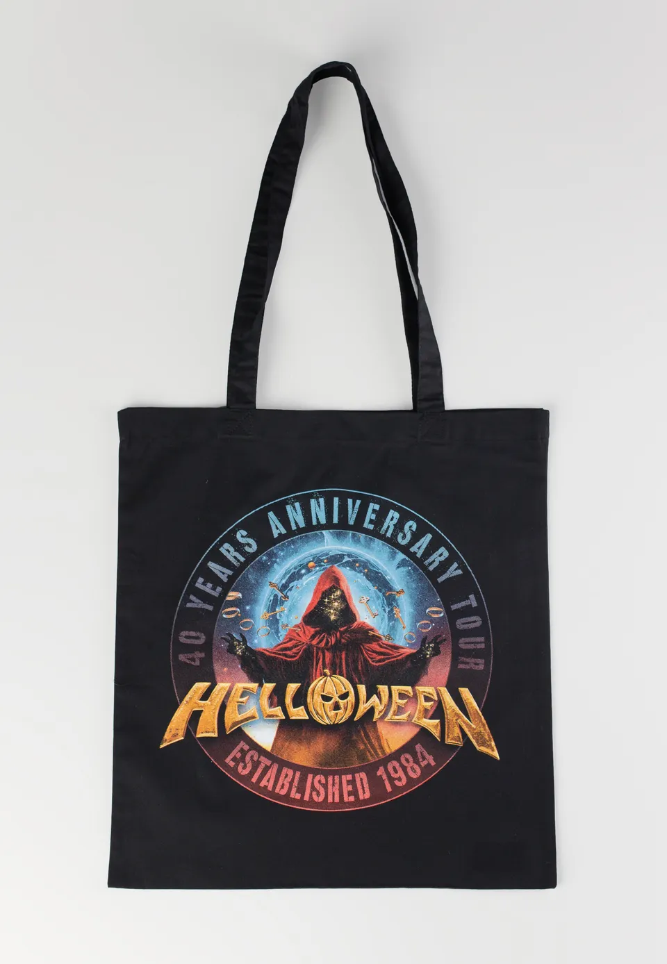helloween-keeper-40-years-tote-bag-sac-coton-noir image 1