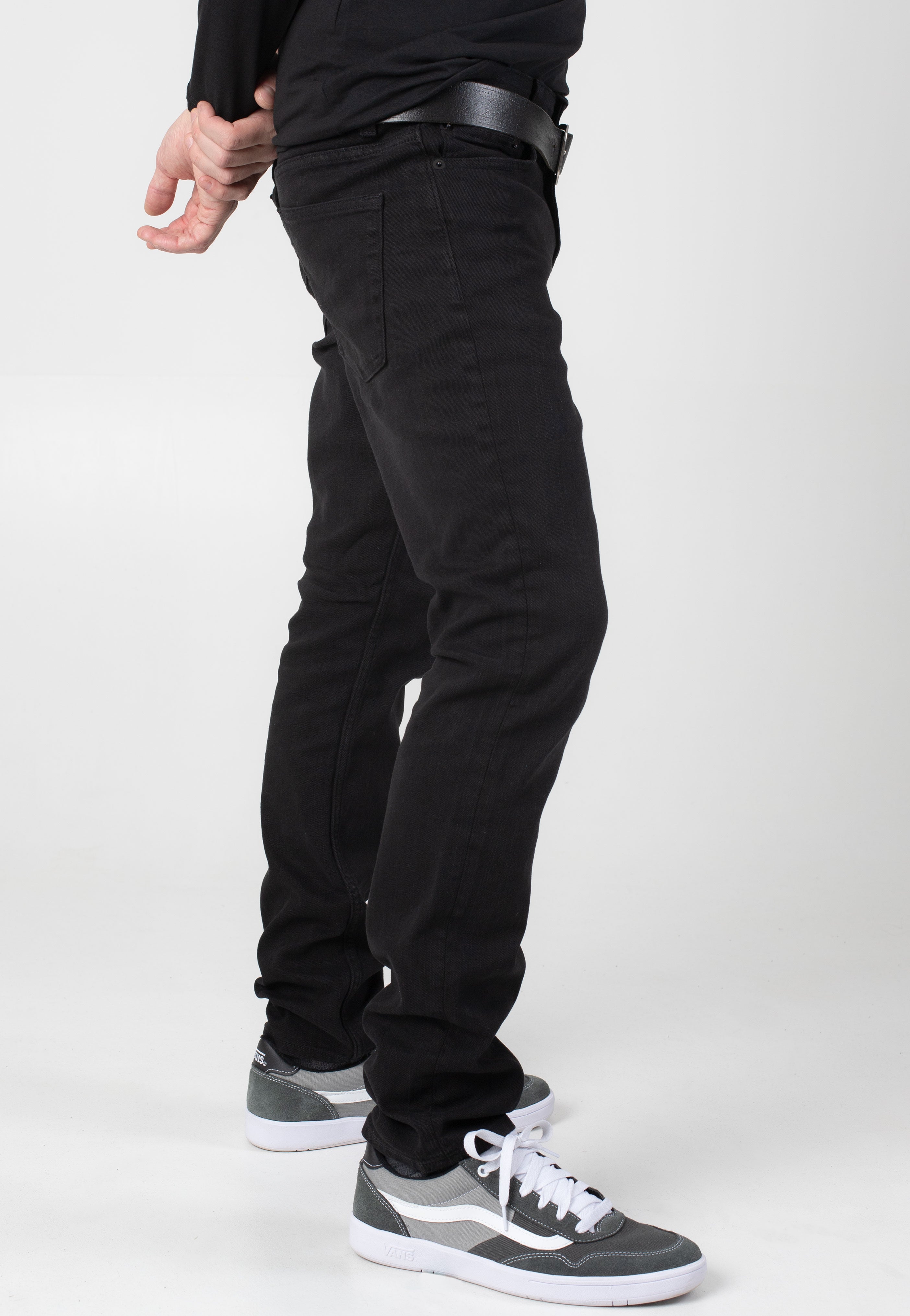 only-sons-loom-slim-jean-slim-homme-noir-denim image 4