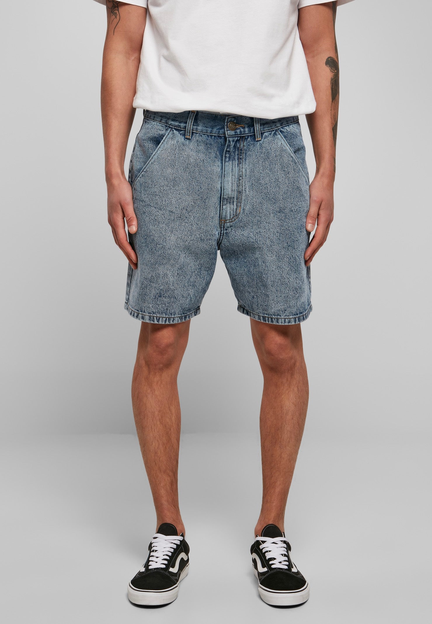 urban-classics-organic-denim-bermuda-short-homme-bleu-w32 image 5