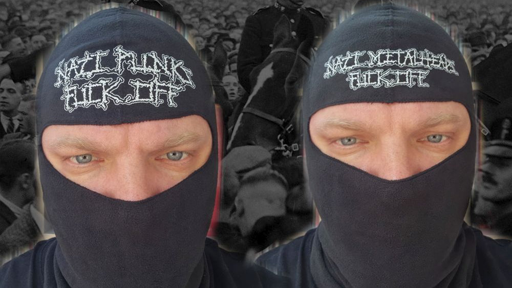 nazi-metalheads-fuck-off-cagoule-ski-mask-noir image 1