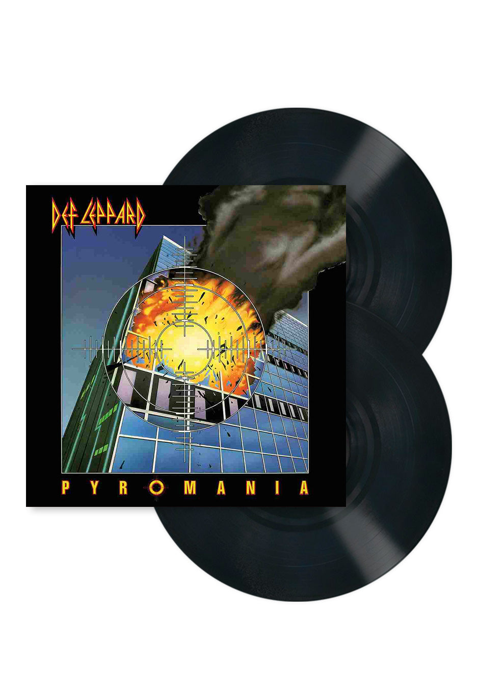 def-leppard-pyromania-double-vinyle-glam-metal-2-lp image 1