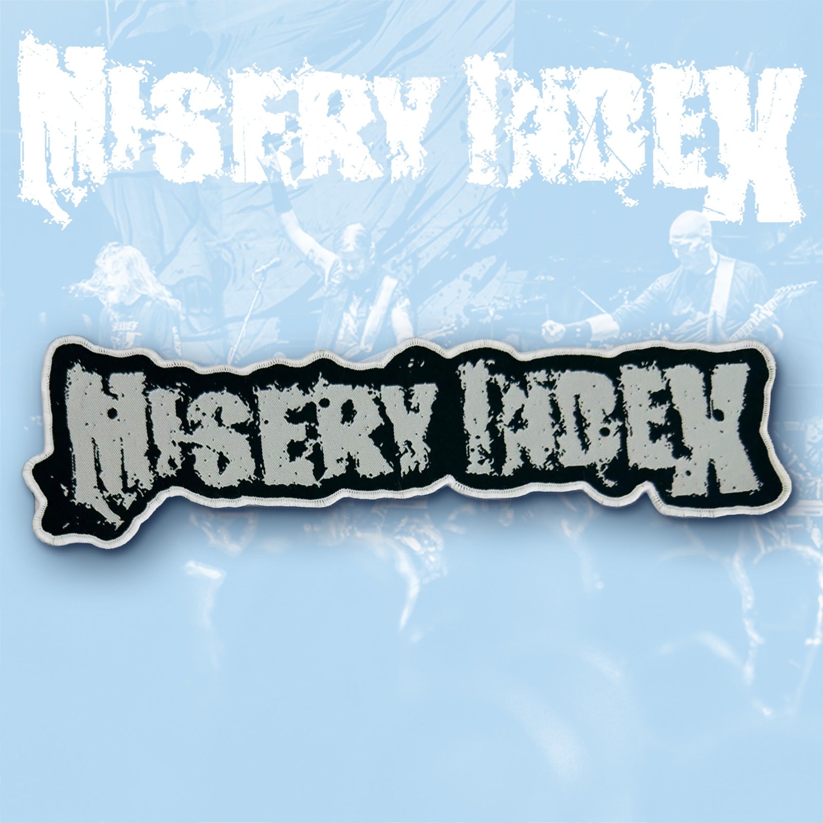 misery-index-logo-patch-tiss-oversized-blanc-bord-noir image 3
