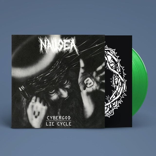 nausea-cybergod-lie-cycle-vinyle-lp-vert-transparent-dition-limit-e image 1