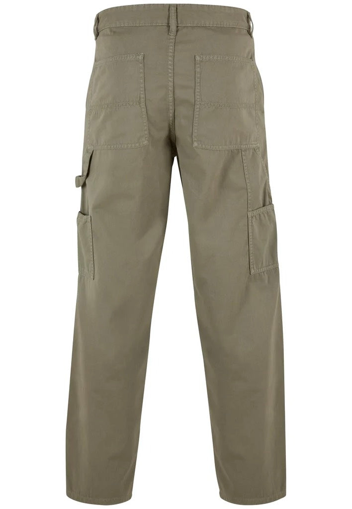 urban-classics-twill-double-knee-pantalon-vert image 7