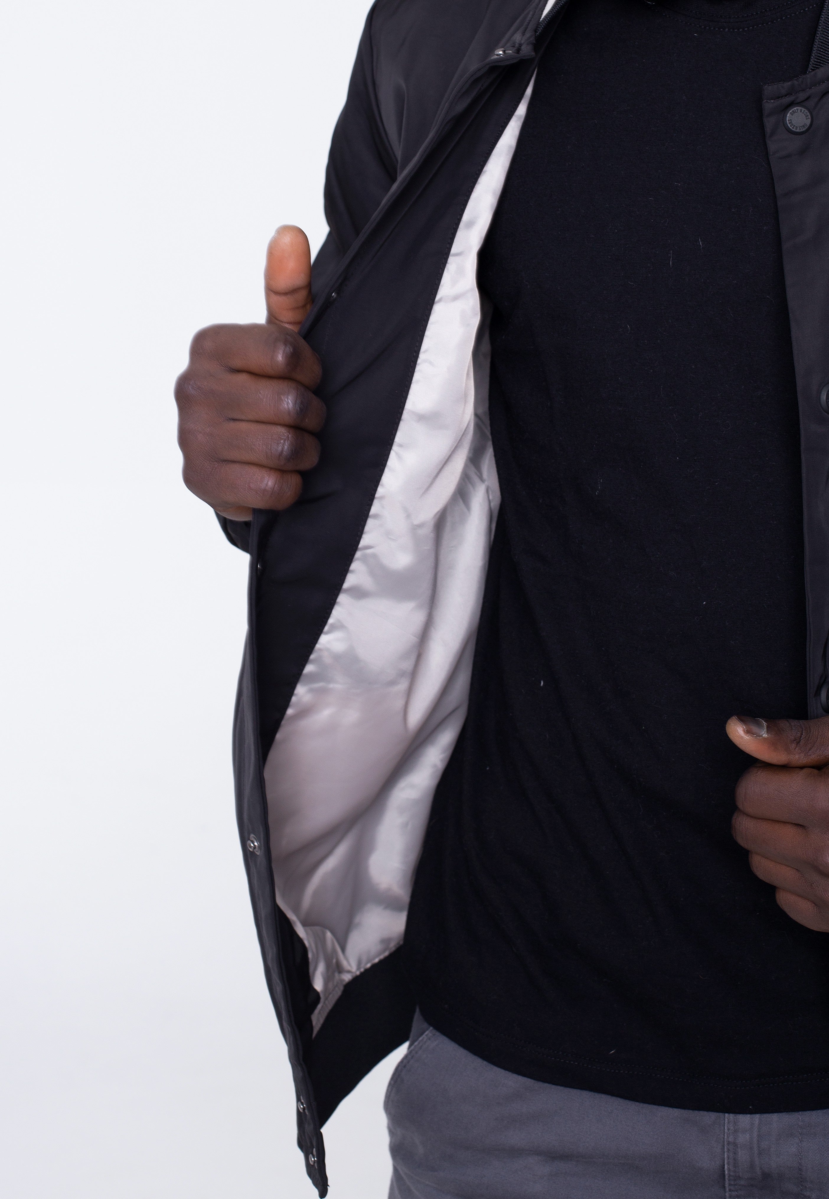 only-sons-ace-varsity-black-veste-bomber-noir image 4