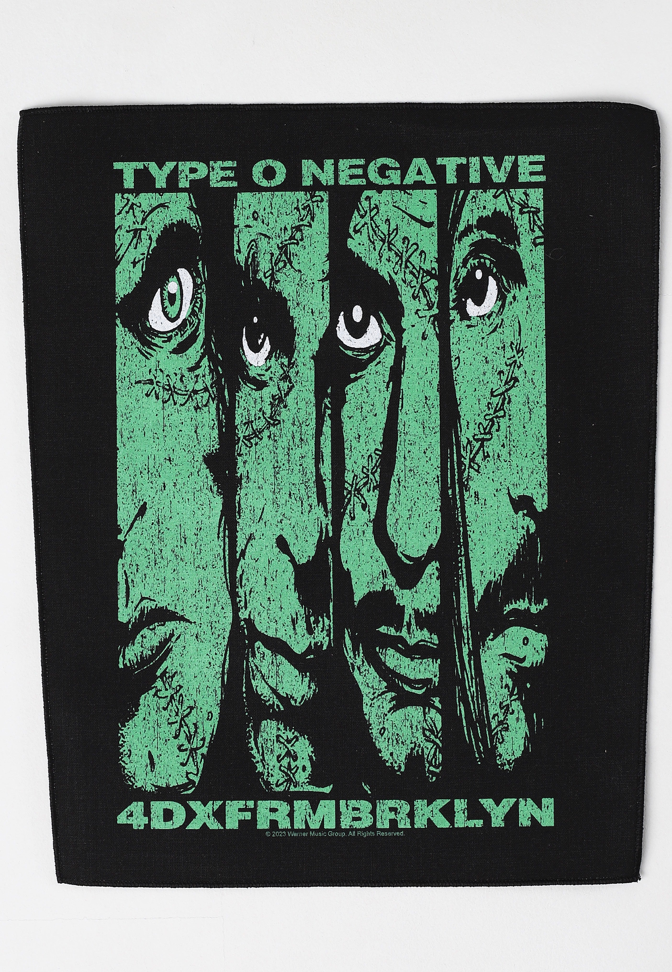 type-o-negative-4dxfrmbrklyn-backpatch-vert-taille-unique image 1