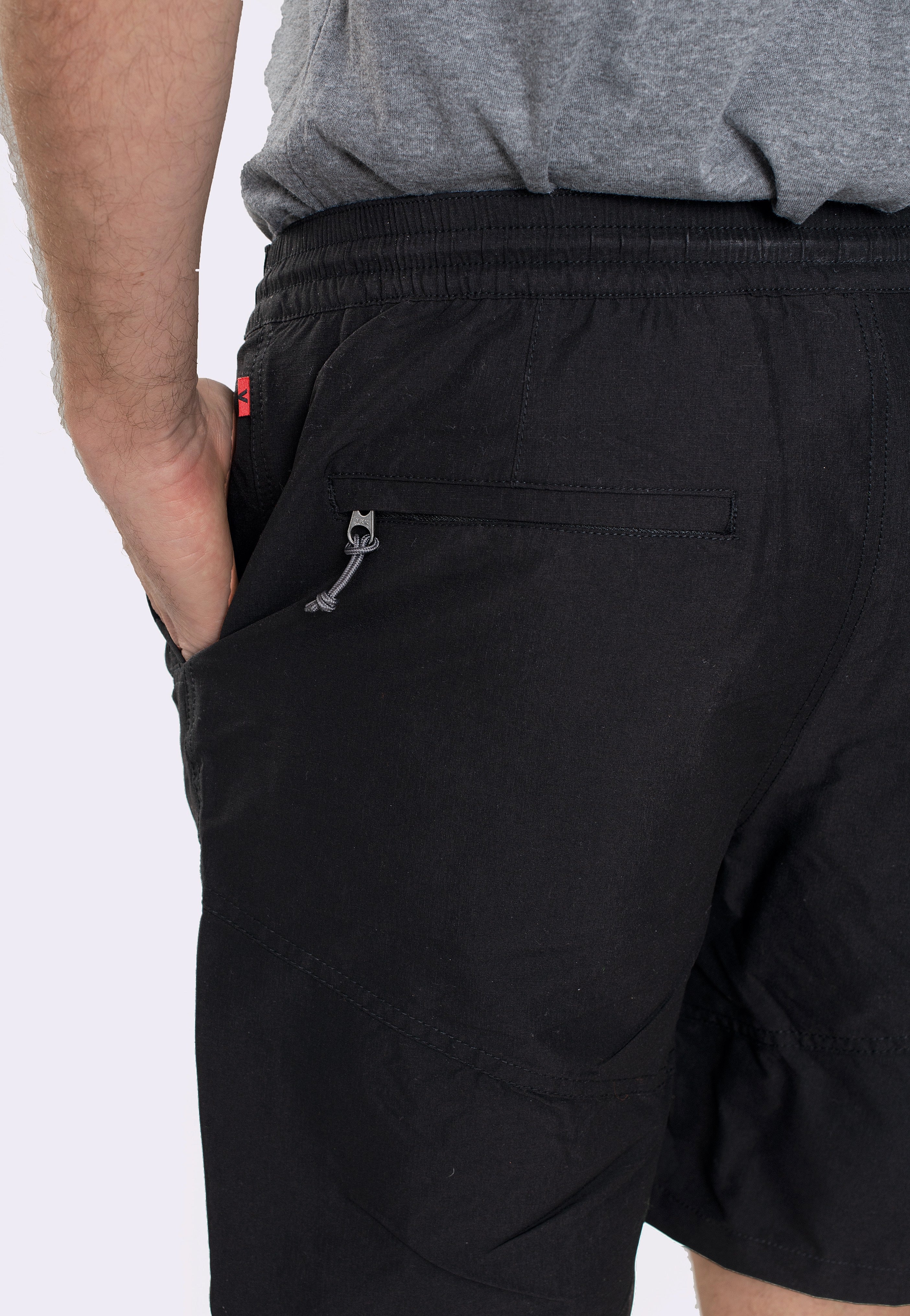 vintage-industries-eton-black-short-homme-noir-coton image 6