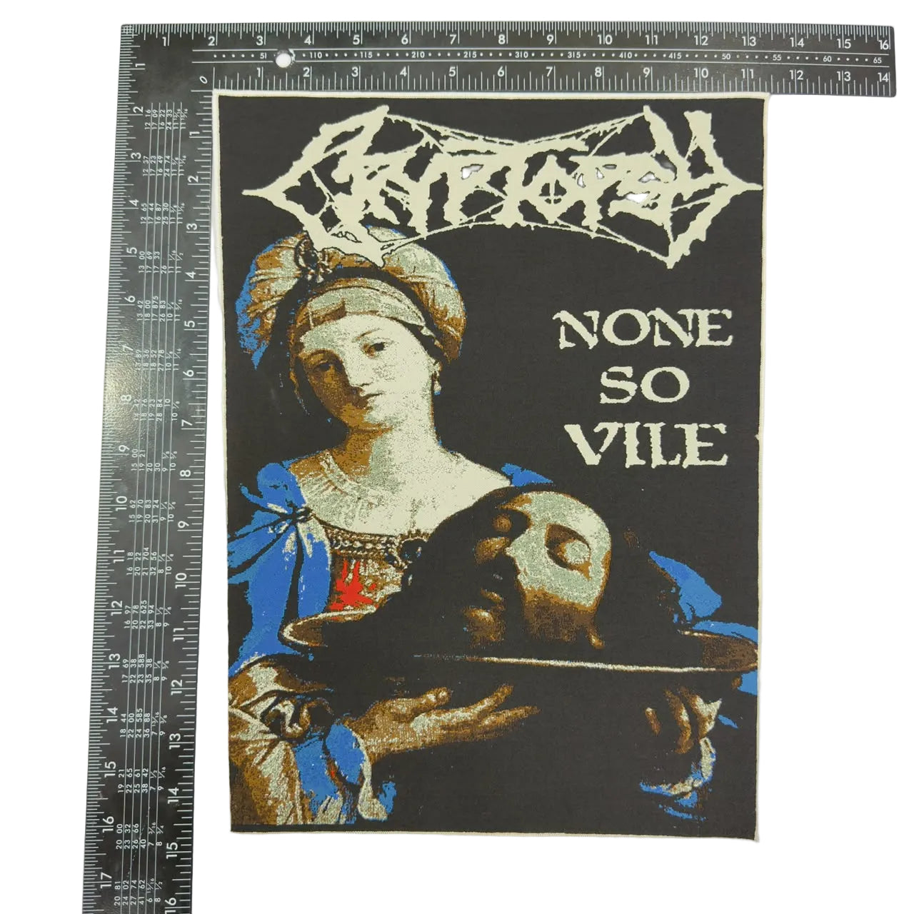 783punx-cryptopsy-none-so-vile-backpatch-tiss-bordure-noire image 5