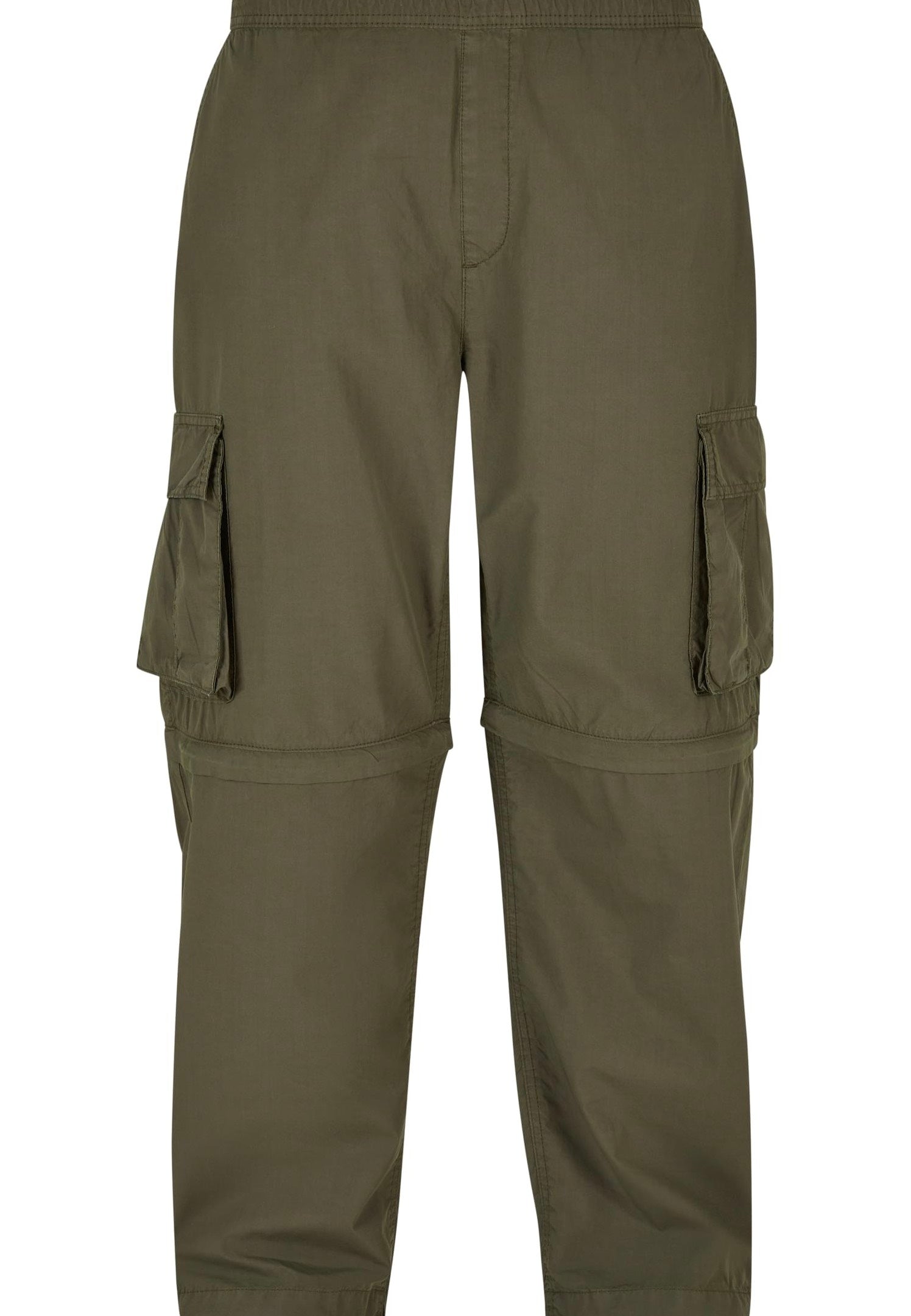 urban-classics-zip-away-olive-pantalon-cargo-vert-coton image 6