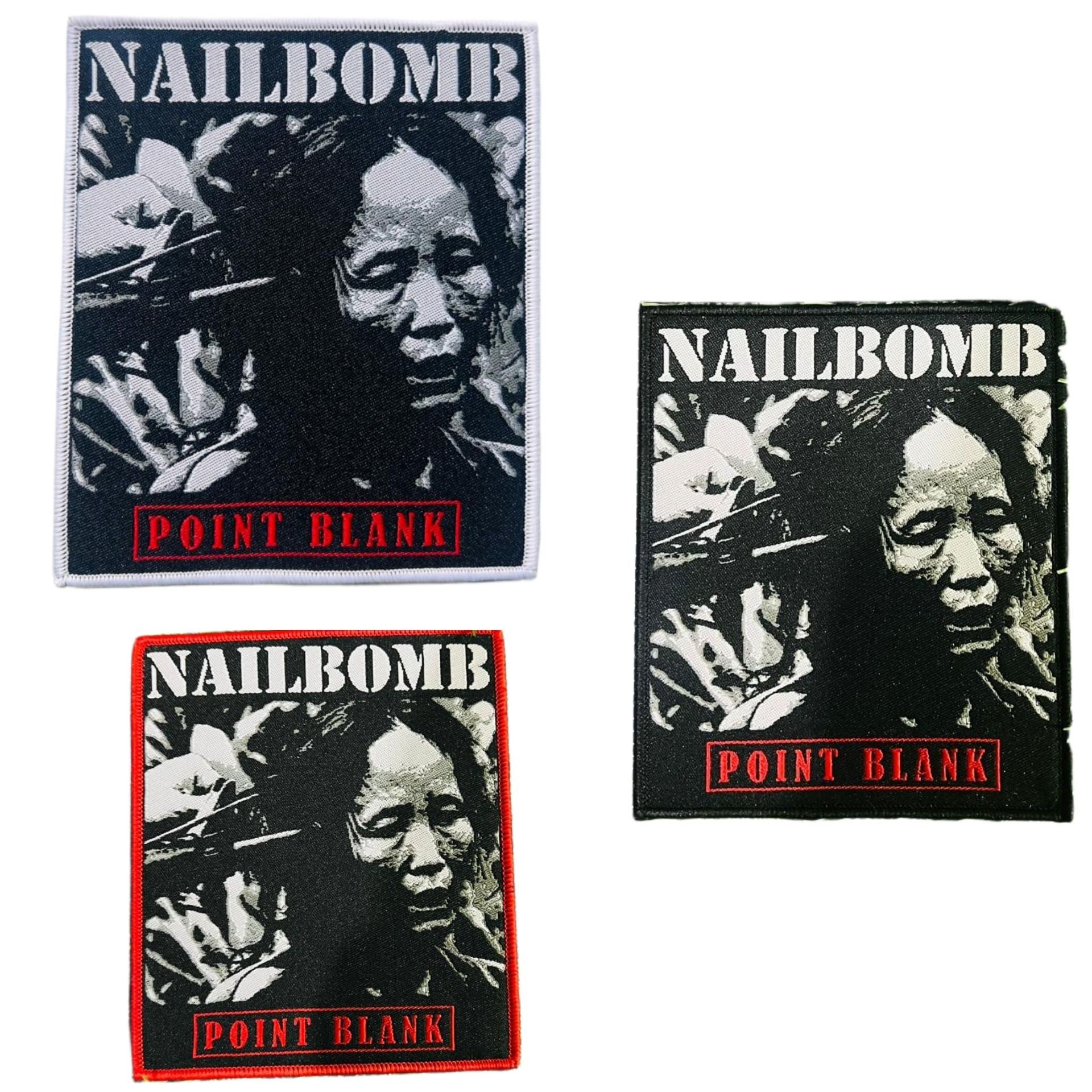 nailbomb-point-blank-patch-tiss-bordure-rouge image 1