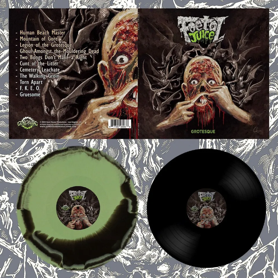 foetal-juice-grotesque-lp-vinyle-vert-noir-dition-125 image 1