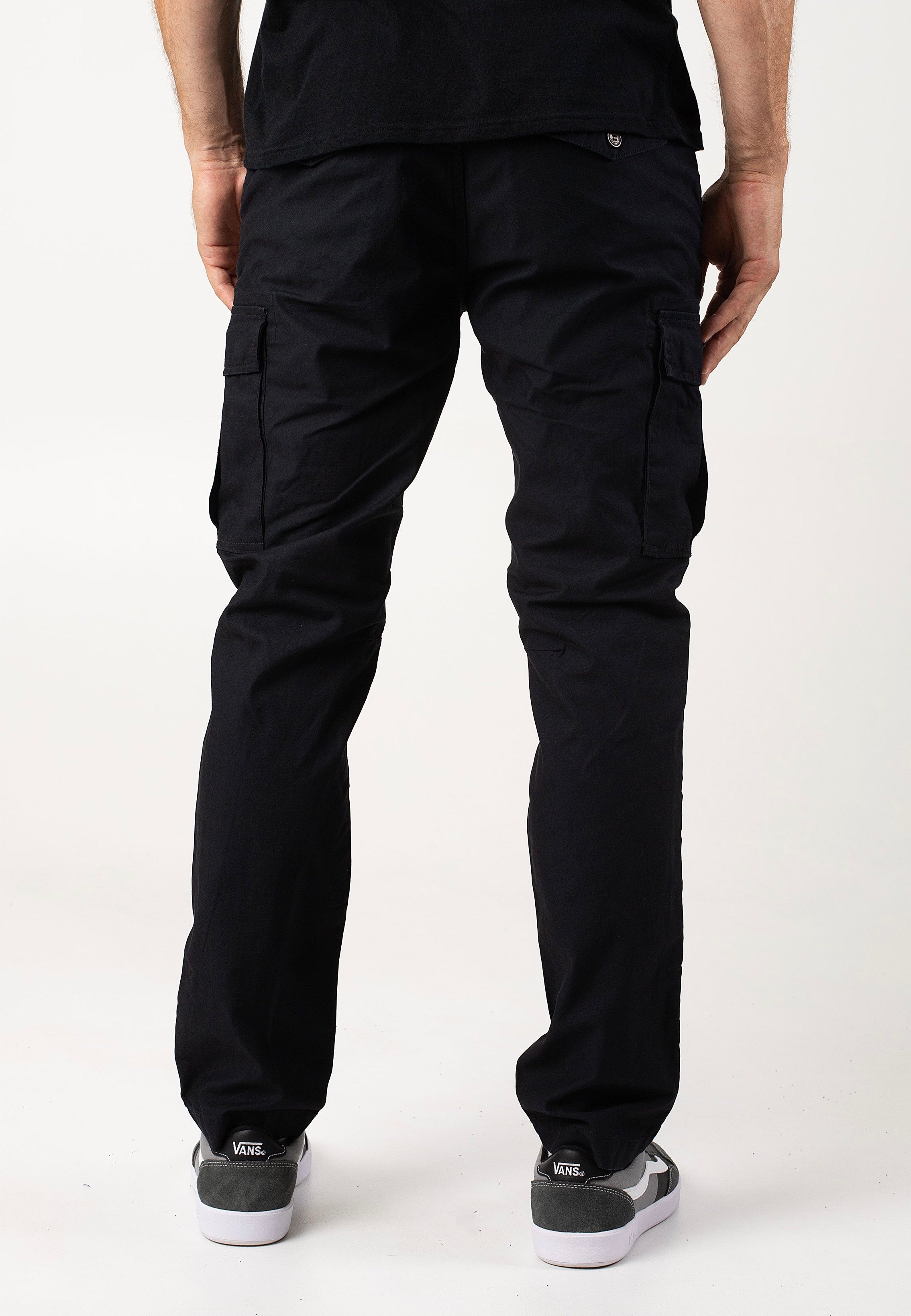 vintage-industries-mallow-pantalon-cargo-noir-homme image 2