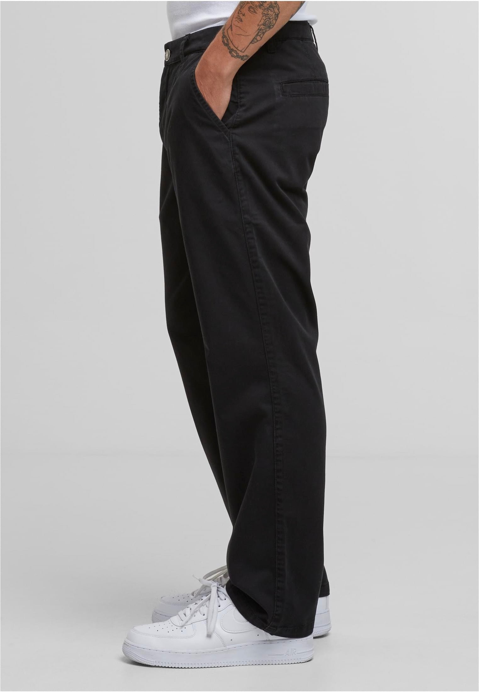urban-classics-basic-chino-pantalon-noir-homme image 4