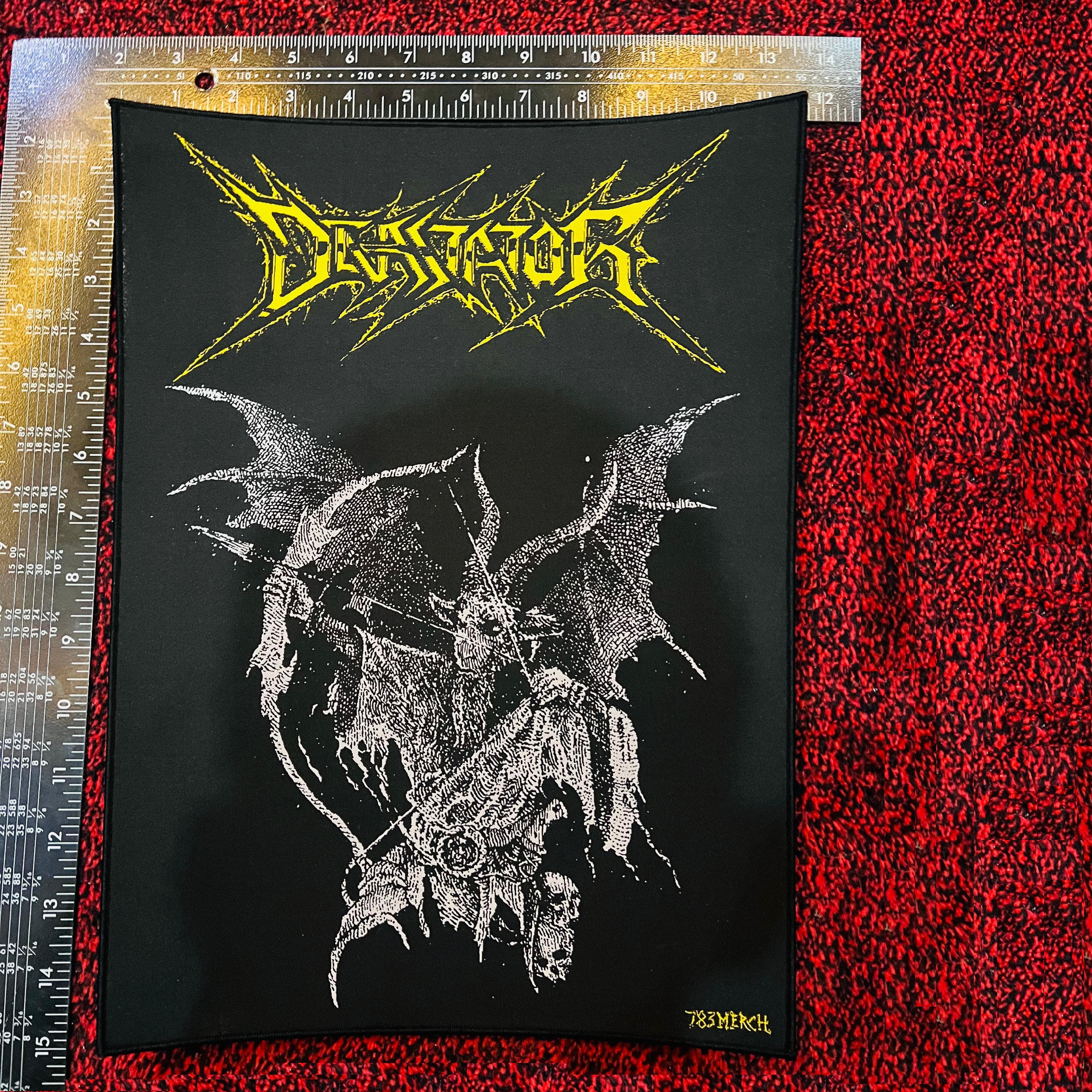 devastator-fallen-angel-backpatch-tiss-bordure-noire image 3