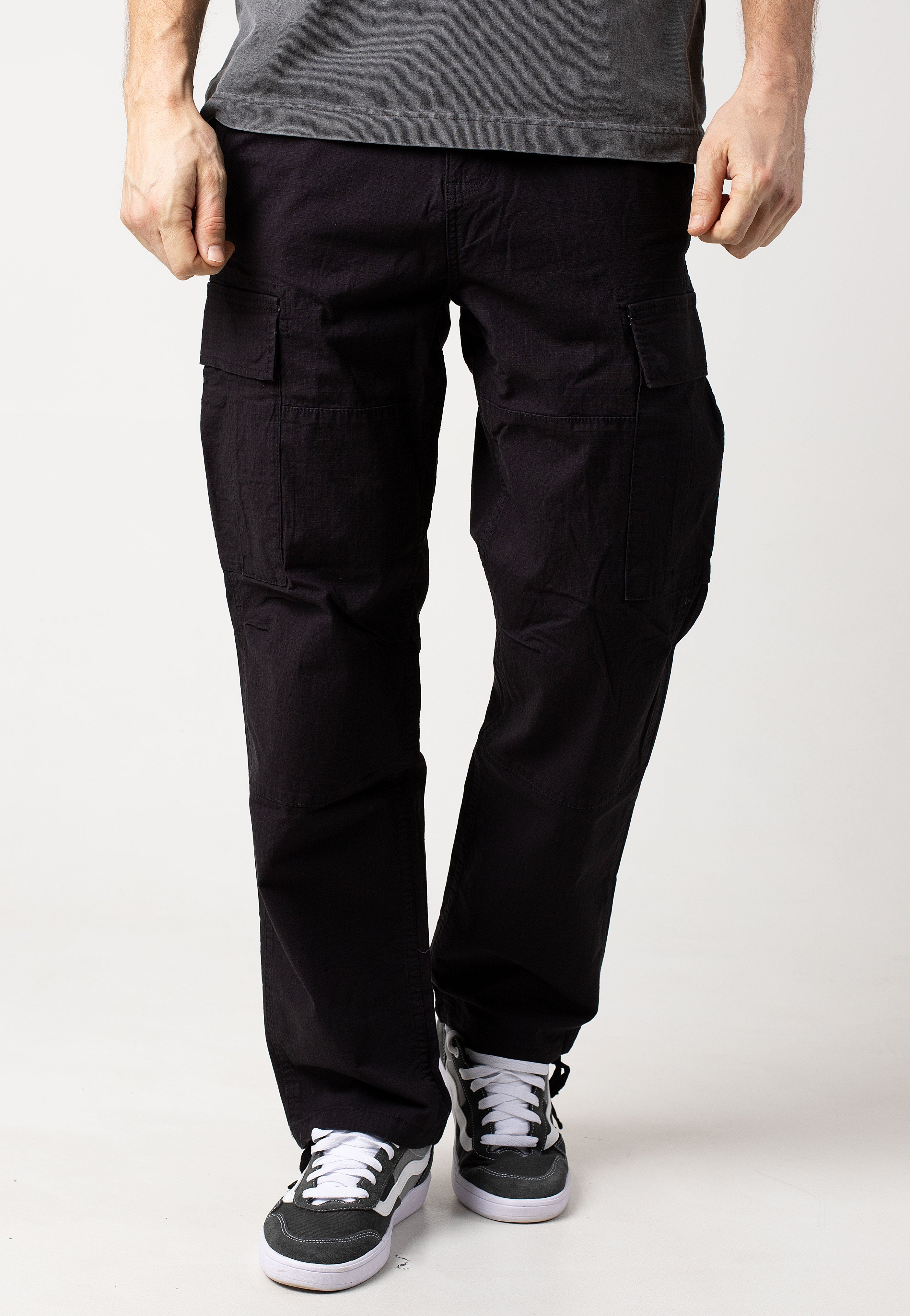 only-sons-ray-life-ribstop-cargo-pantalon-noir-homme-coton image 1