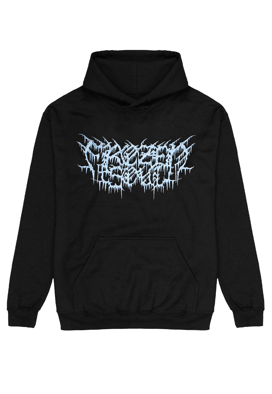 frozen-soul-icy-drip-logo-hoodie-sweat-noir-death-metal image 1