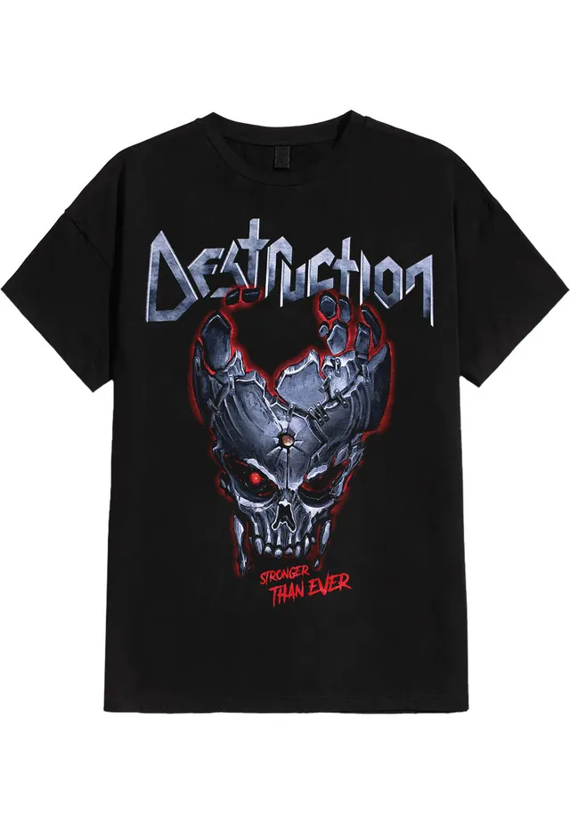 destruction-new-skull-t-shirt-noir-homme-thrash-metal image 1