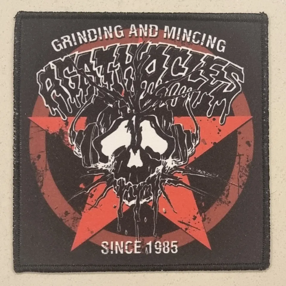 agathocles-grinding-and-mincing-since-1985-patch-petit-cusson-coudre image 1