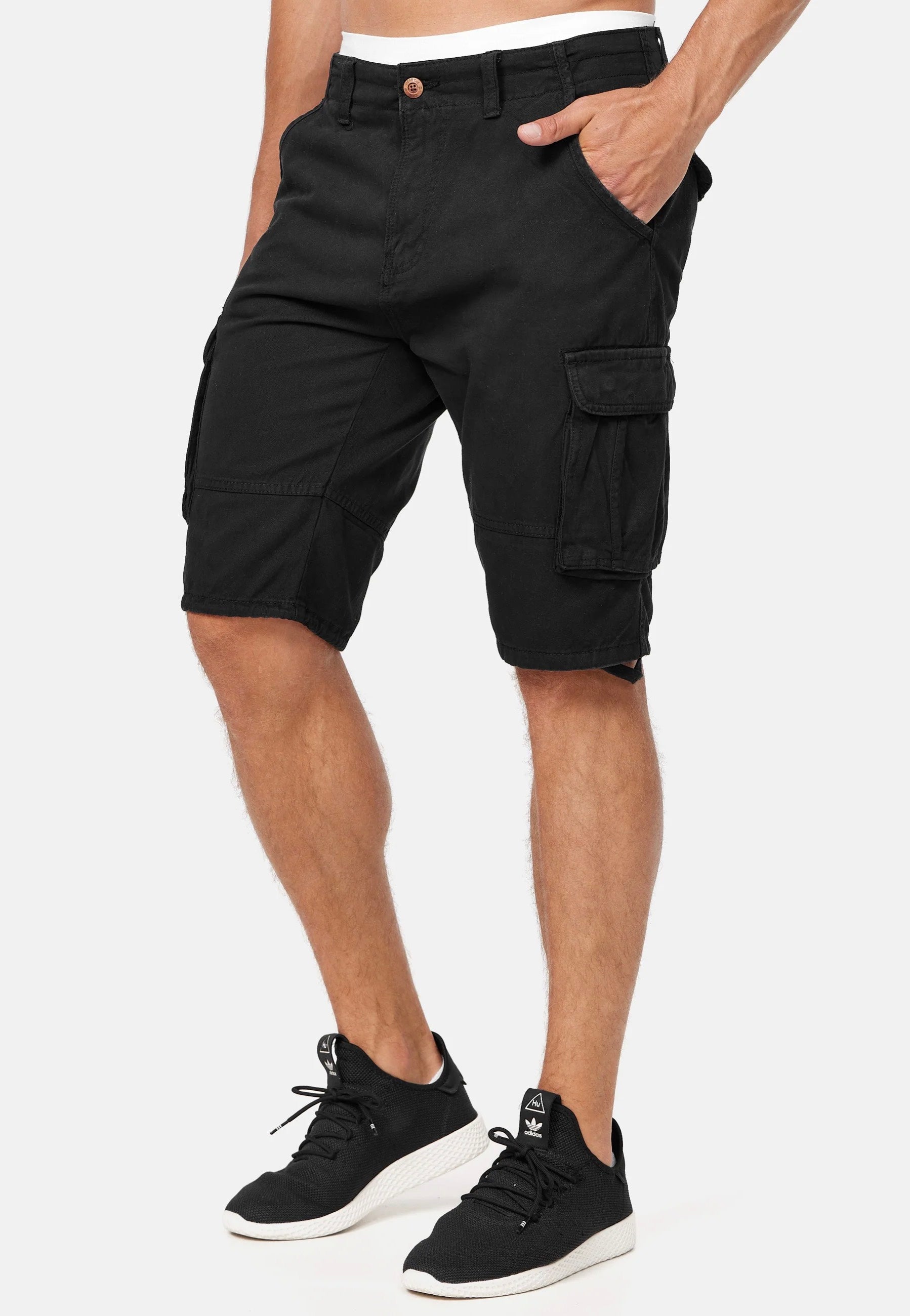 indicode-monroe-short-cargo-noir-homme-coton image 4