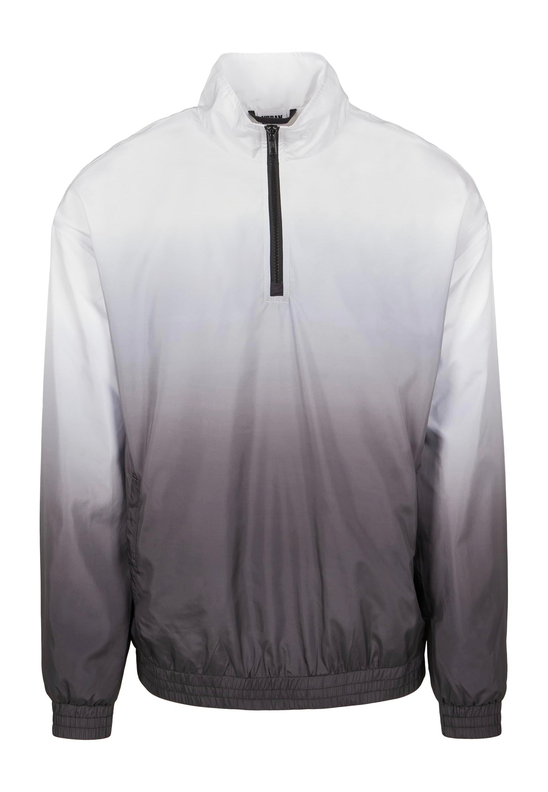 urban-classics-gradient-pull-over-veste-noir-blanc image 8