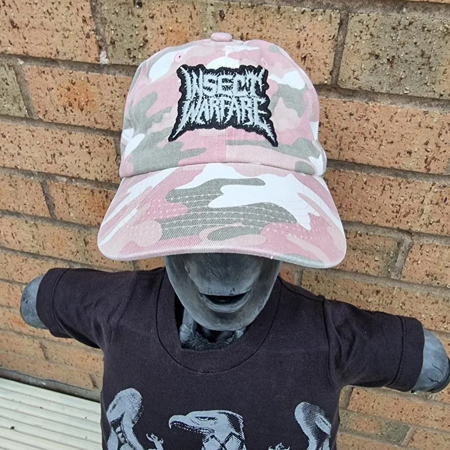 783punx-insect-warfare-casquette-dad-cap-camo-rose-phosphorescent image 1