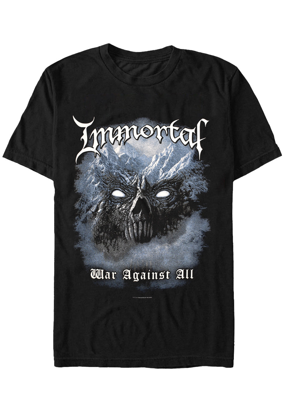 immortal-war-against-all-t-shirt-noir-m-black-metal image 1